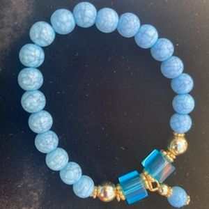 3/10 blue bracelet, homemade
